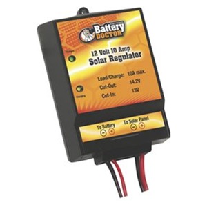 WirthCo 23122 Battery Doctor 12V 10 Amp Solar Charge Controller
