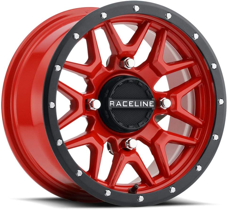Picture of Raceline Wheels A94R-57056+10 Krank Red 15x7 Wheel 4x156 Bolt Pattern +10mm Offset