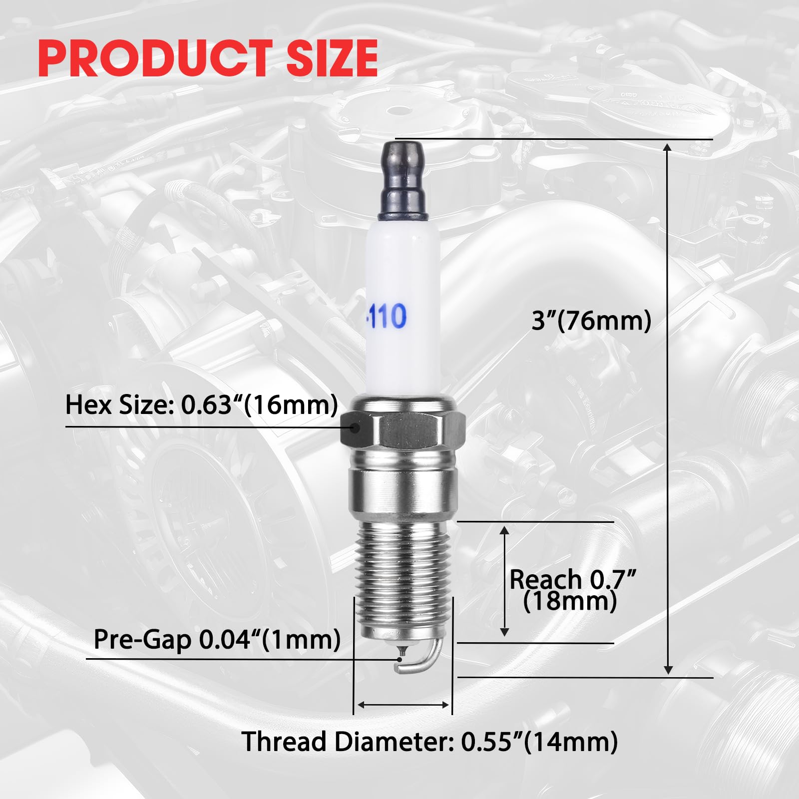 Picture of ACDelco 41-985 Professional Iridium Spark Plug
