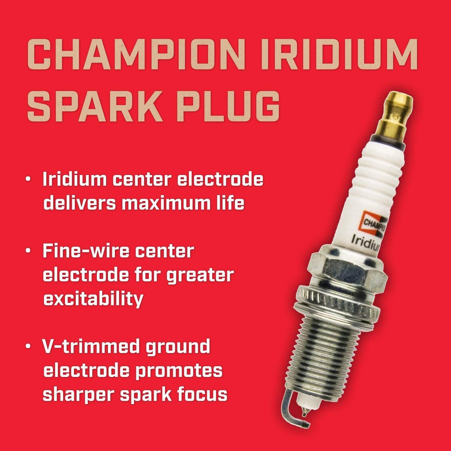 Picture of Champion 9202 Iridium Spark Plug - RC12WMPB4