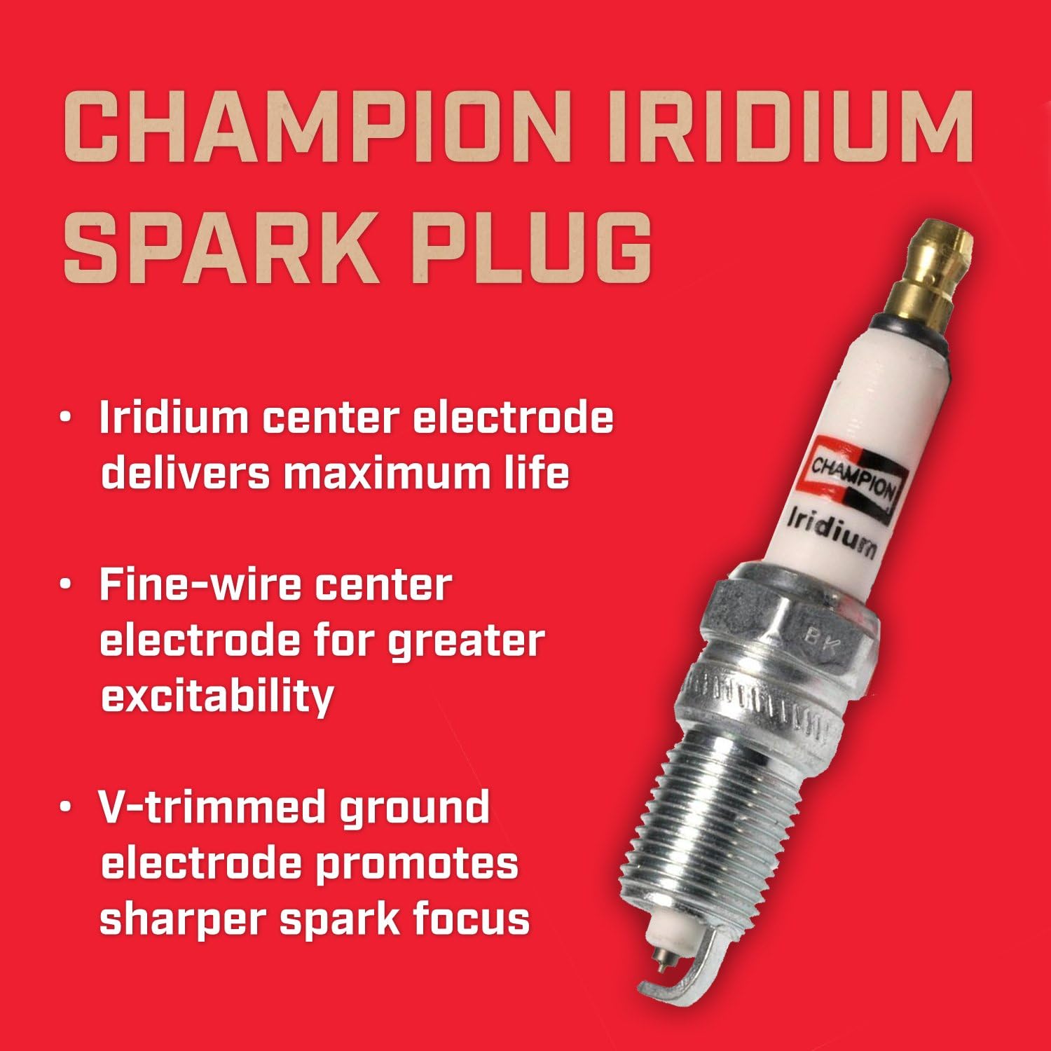 Picture of Champion 9405 Iridium Spark Plug - RS14WMPB4