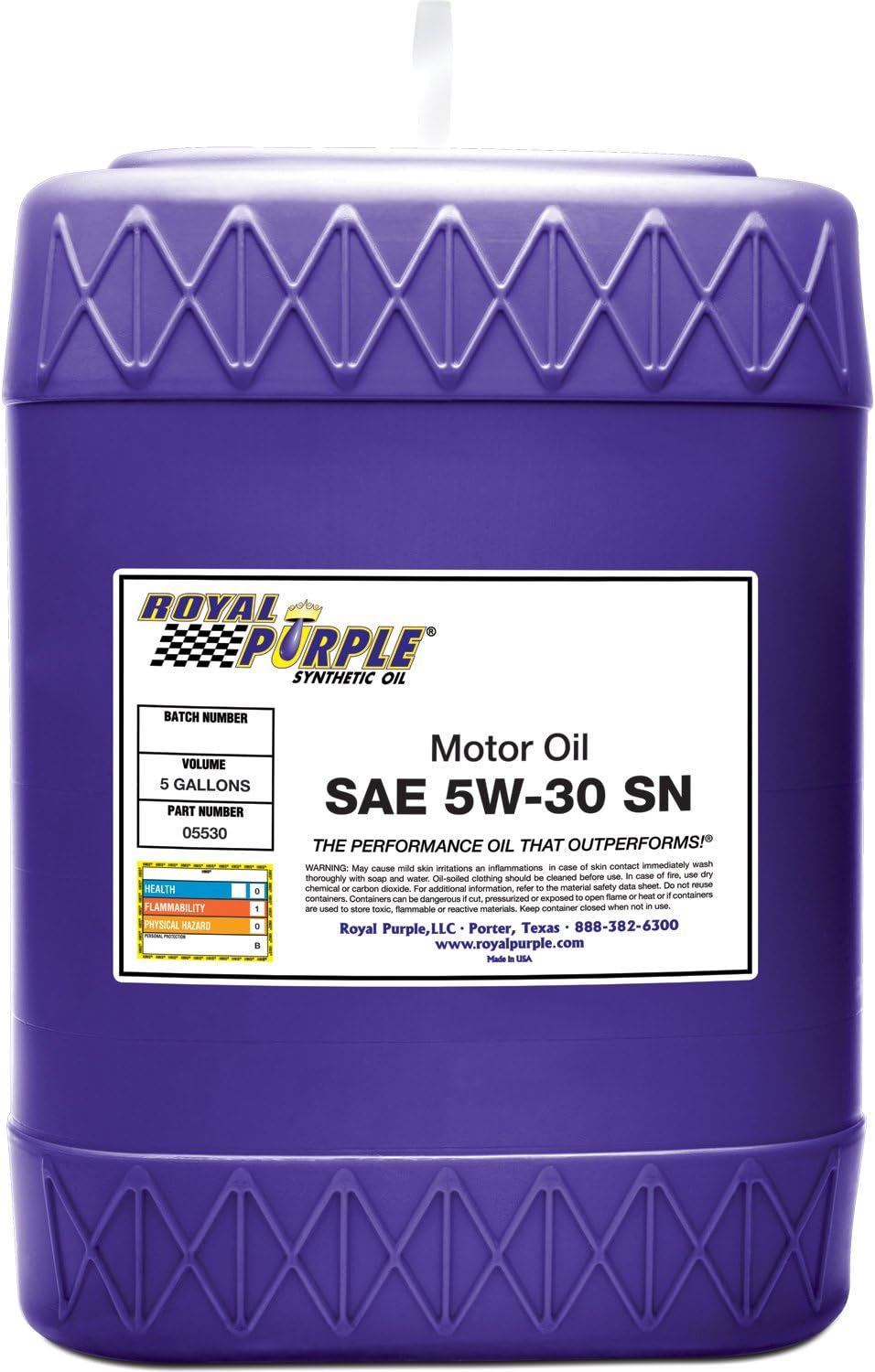 Picture of Royal Purple 05530 High Performance Synthetic Motor Oil