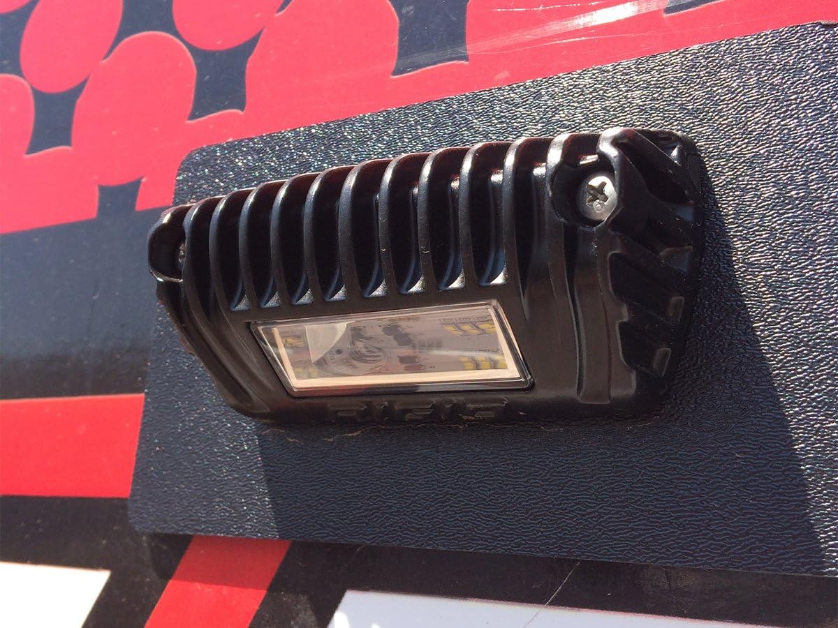 Picture of RIGID Industries 86630 1x2 65 Degree DC Scene Light Amber LED Black Housing
