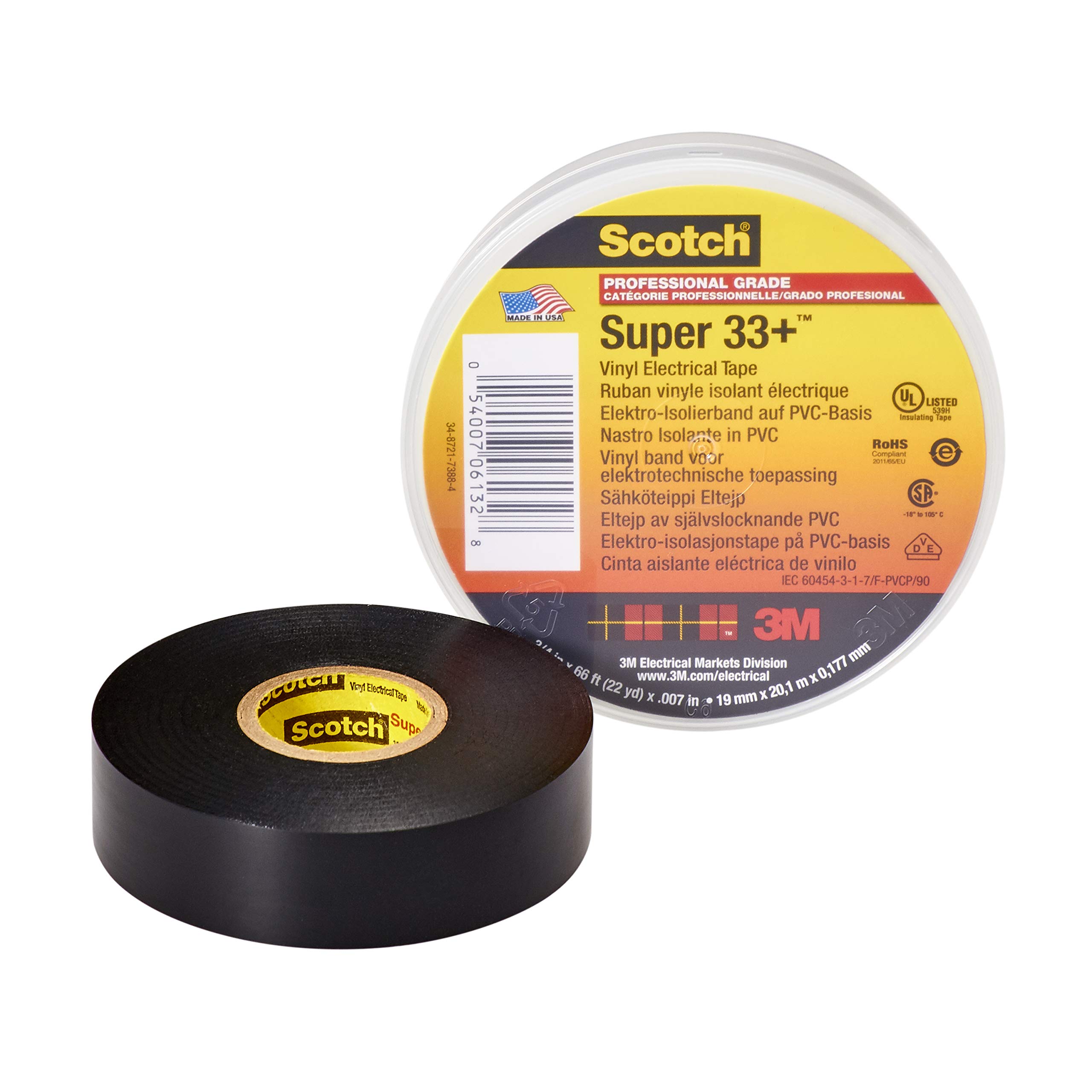 Picture of 3M 7000031580 Scotch 35 Vinyl Electrical Tape 3/4" x 66' Brown