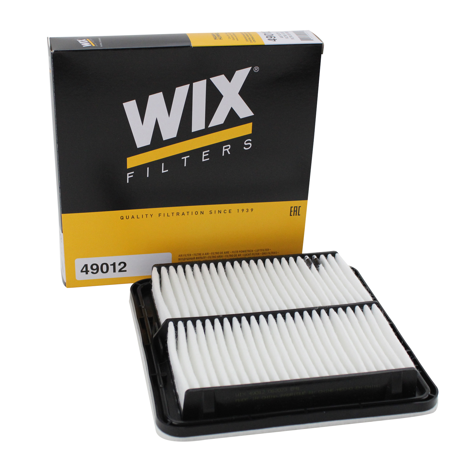 Picture of WIX Racing Filters PXA49012 High-Performance Panel Air Filter