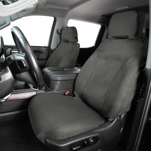 Picture of Covercraft SS7485PCGY Polycotton SeatSaver Third Row Custom Seat Cover Grey