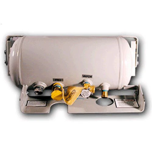 Picture of Manchester Tank Co 6813 ASME Horizontal Propane Tank 10x23 Inch 5.5 Gallon