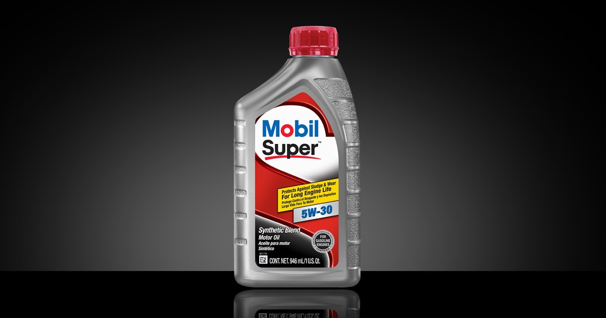 Picture of Mobil 124407 Super 5W-30 Conventional Motor Oil 5 Quart
