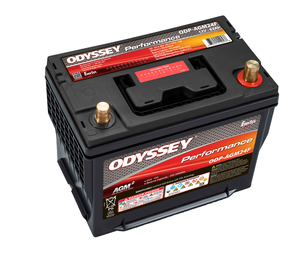 Picture of Odyssey Battery ODP-AGM24F Group 24F AGM Performance Series Battery 725 CCA