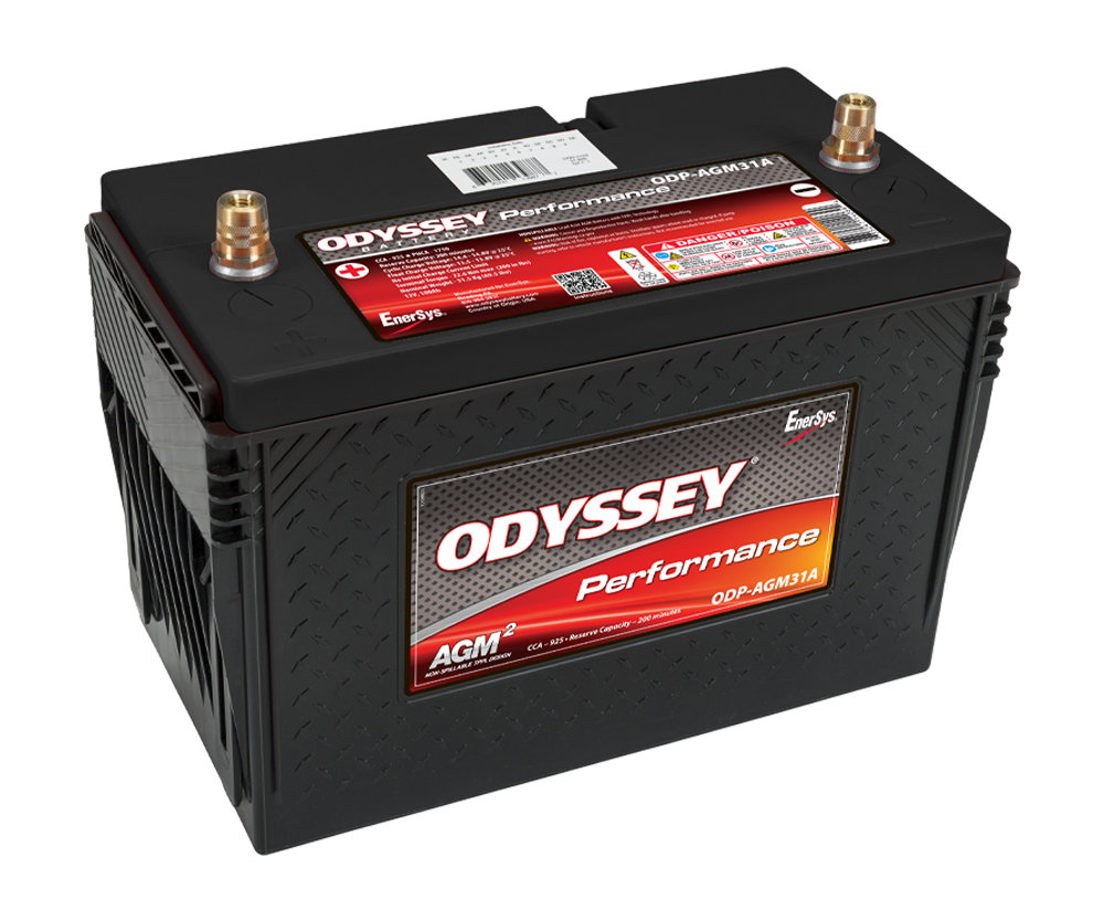 Picture of Odyssey Battery ODP-AGM31A Performance Series AGM Battery Group 31 925 CCA