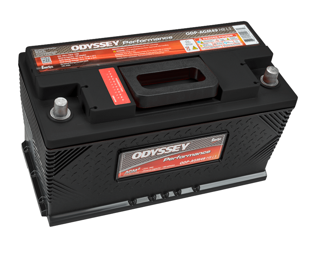 Picture of Odyssey Battery ODP-AGM49H8L5 Performance Series Group 49 AGM Battery 12V 950 CCA