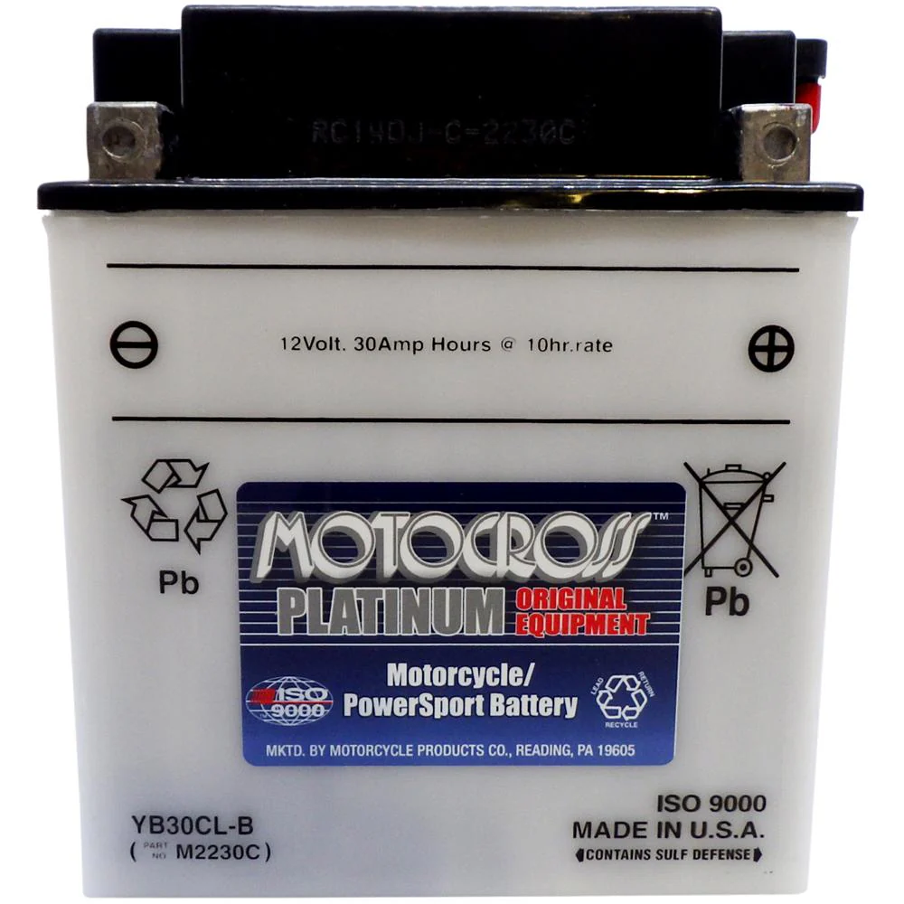 Picture of Yuasa Batteries YUAM2230CTWN Yumicron Conventional Battery - YB30CL-B 12V 30Ah