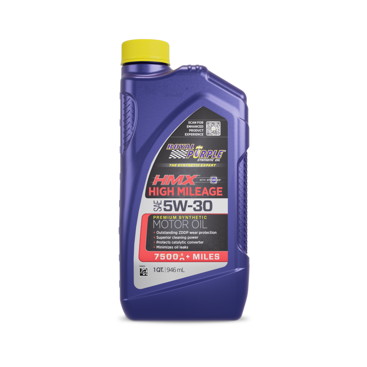 Picture of Royal Purple 11748 HMX SAE High-Mileage Synthetic Motor Oil - 5W-30 5 Quart