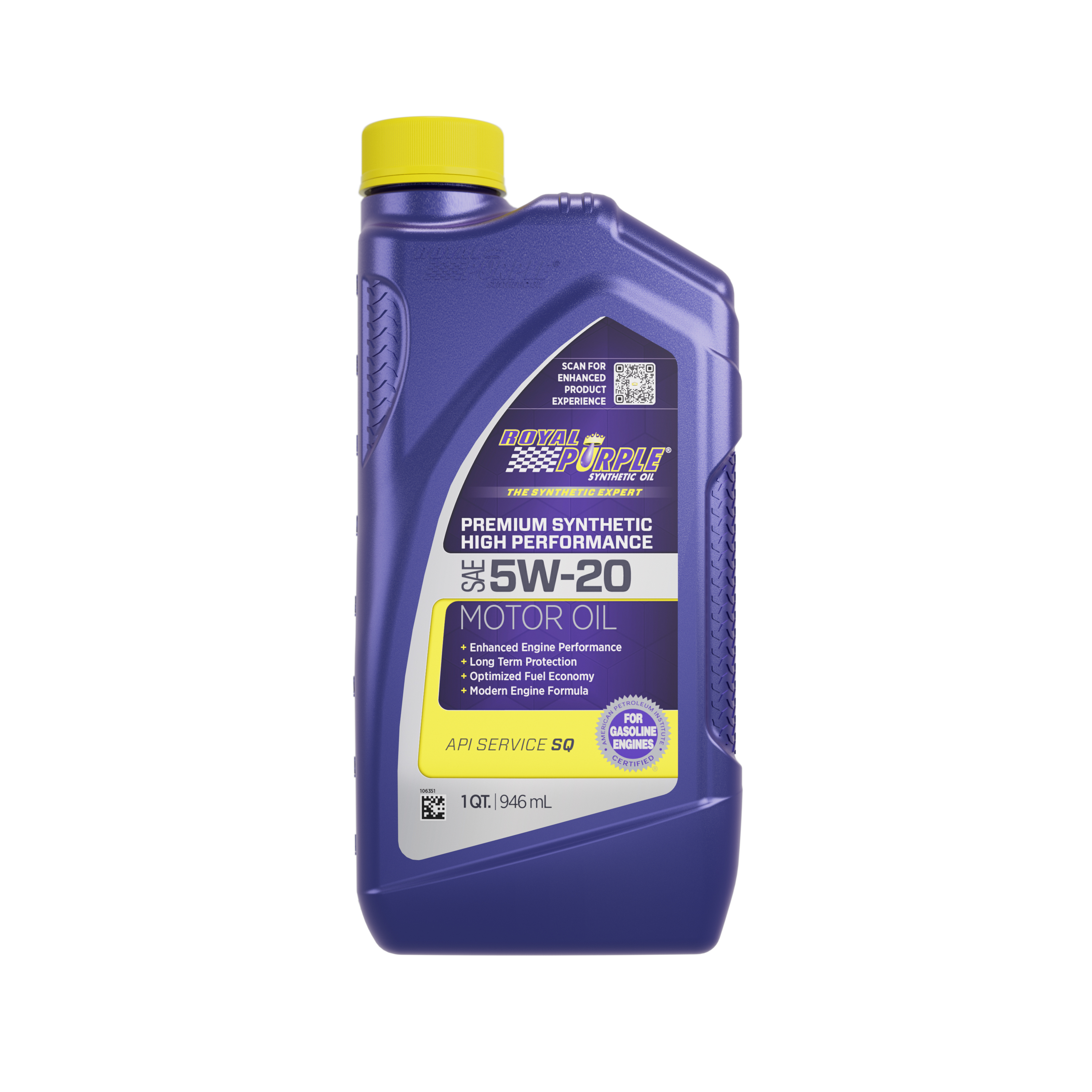 Picture of Royal Purple 01520 5W-20 High Performance Synthetic Motor Oil - 1 Quart