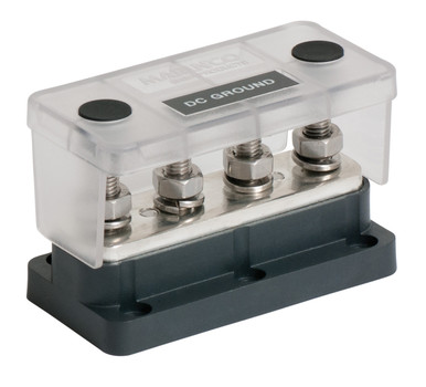 Picture of BEP Marine 777-BB4S-500 Pro Installer Heavy-Duty Busbar Terminal Blocks & Bus Bars - 4-Stud 500A