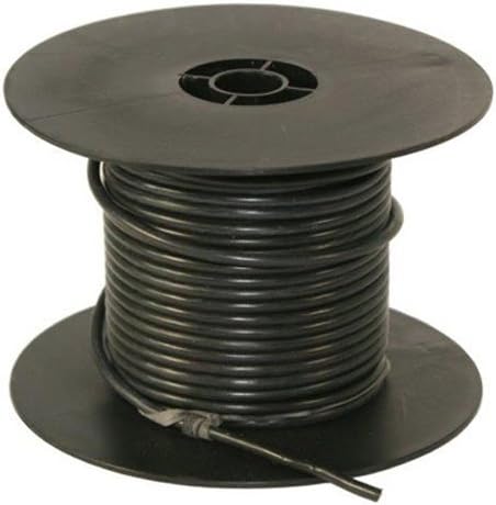 Picture of Wire 02510 10 Gauge 100' Black Primary Electrical Wire Spool