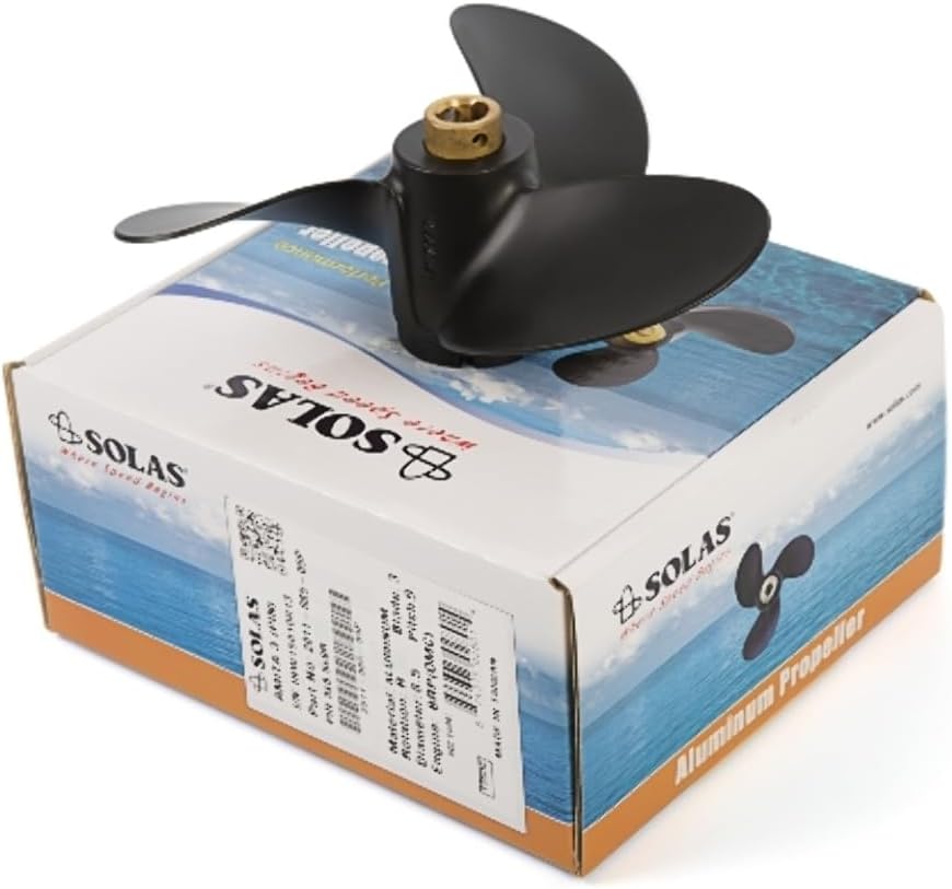 Picture of Solas 2011-080-07P Amita Aluminum Propeller Pin Drive Propellers - 3 8x7