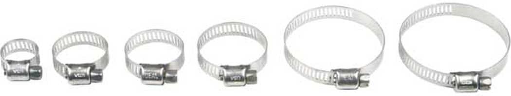 Picture of Helix Racing Products 111-6206 Stainless Steel Hose Clamps - 8-22mm 10 Pack