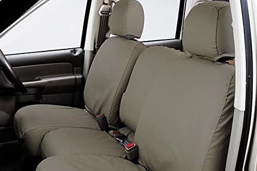Picture of Covercraft SS7462PCCT Polycotton SeatSaver Custom Second Row Seat Cover Misty - Grey