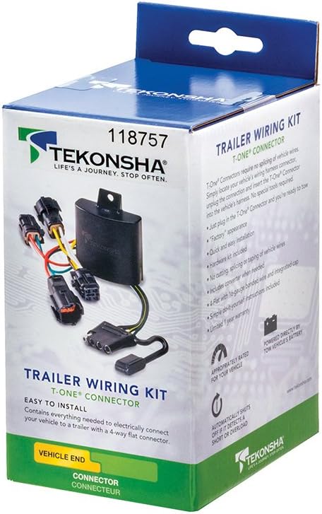 Picture of Tekonsha 118757 T-One Connector Assembly with ModuLite HD Module Trailer Wire Harnesses