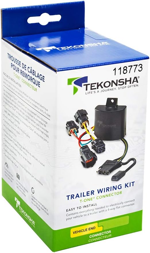 Picture of Tekonsha 118773 T-One Connector Assembly with ModuLite HD Module Trailer Wire Harnesses