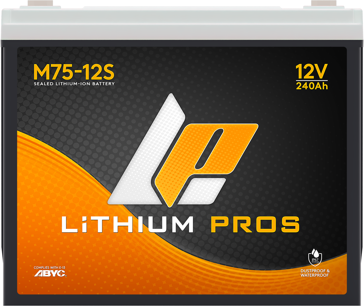 Picture of Lithium Pros M75-12S Marine Starting Battery Batteries - 12V 75Ah LiFePO4