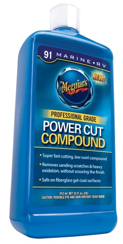 Meguiars M9132 Power Cut Compound 32 oz Marine & RV