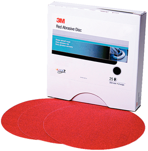 3M 01186 Hookit Red Abrasive Film Disc 6 Inch P1000 Grit