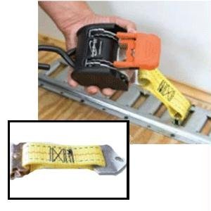Cargobuckle F14087 E-Track Adapter Strap 7 Inch Pair Retractable Tie-Down