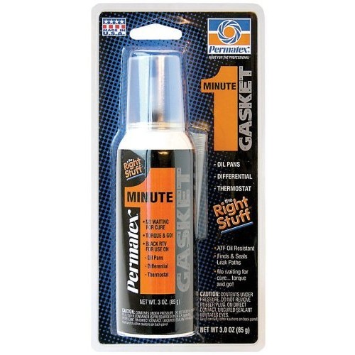 Permatex 25229 Right Stuff 1 Minute Gasket Maker 3oz Black