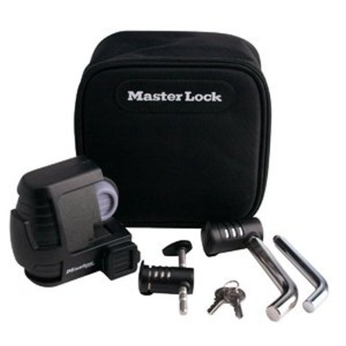 Master Lock 3794DAT Trailer Lock Kit - 3-Piece Keyed Alike Coupler and Receiver Set