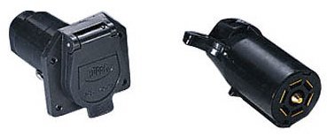 Hopkins 48485 7-Way RV Blade Connector Vehicle Side Car End