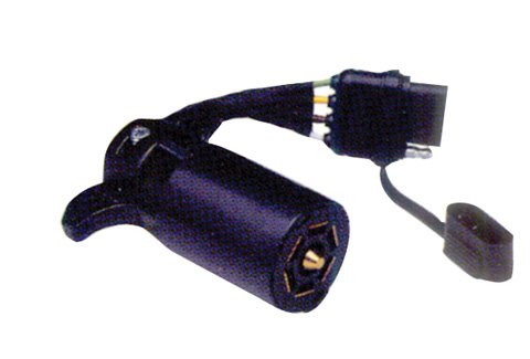 Hopkins 47365 7-Way RV Blade to 4-Flat Trailer Wiring Adapter