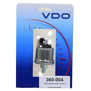 VDO Gauges 360004 Pressure Sender 150 PSI 1/8 NPT