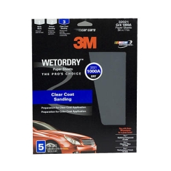 3M 32043 Imperial Wetordry P220 Grit Sandpaper 5-Pack