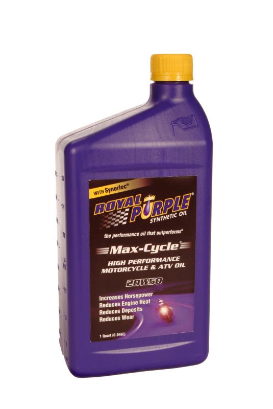 Picture of Royal Purple 01316 Max-Cycle 20W-50 Motorcycle Oil - 1 Quart